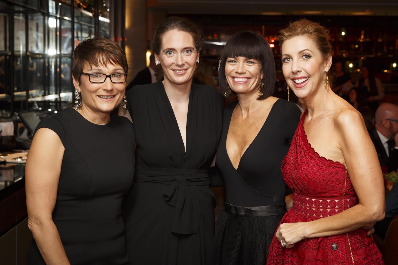 Bauer Media General Manager, Homes and Food, Cornelia Schulze; Gourmet Traveller editor Sarah Oakes; Jackalope Hotels group general manager Tracy Atherton; awards MC and television presenter Catriona Rowntree